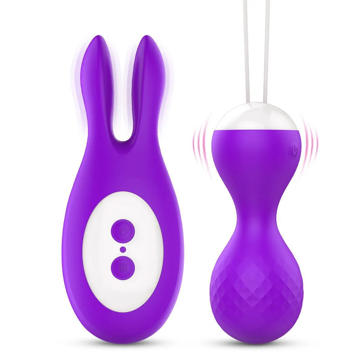 Neojoy Dual Vibe Purple Clitoral and Nipple VibratorsMini-Vibrators for Women