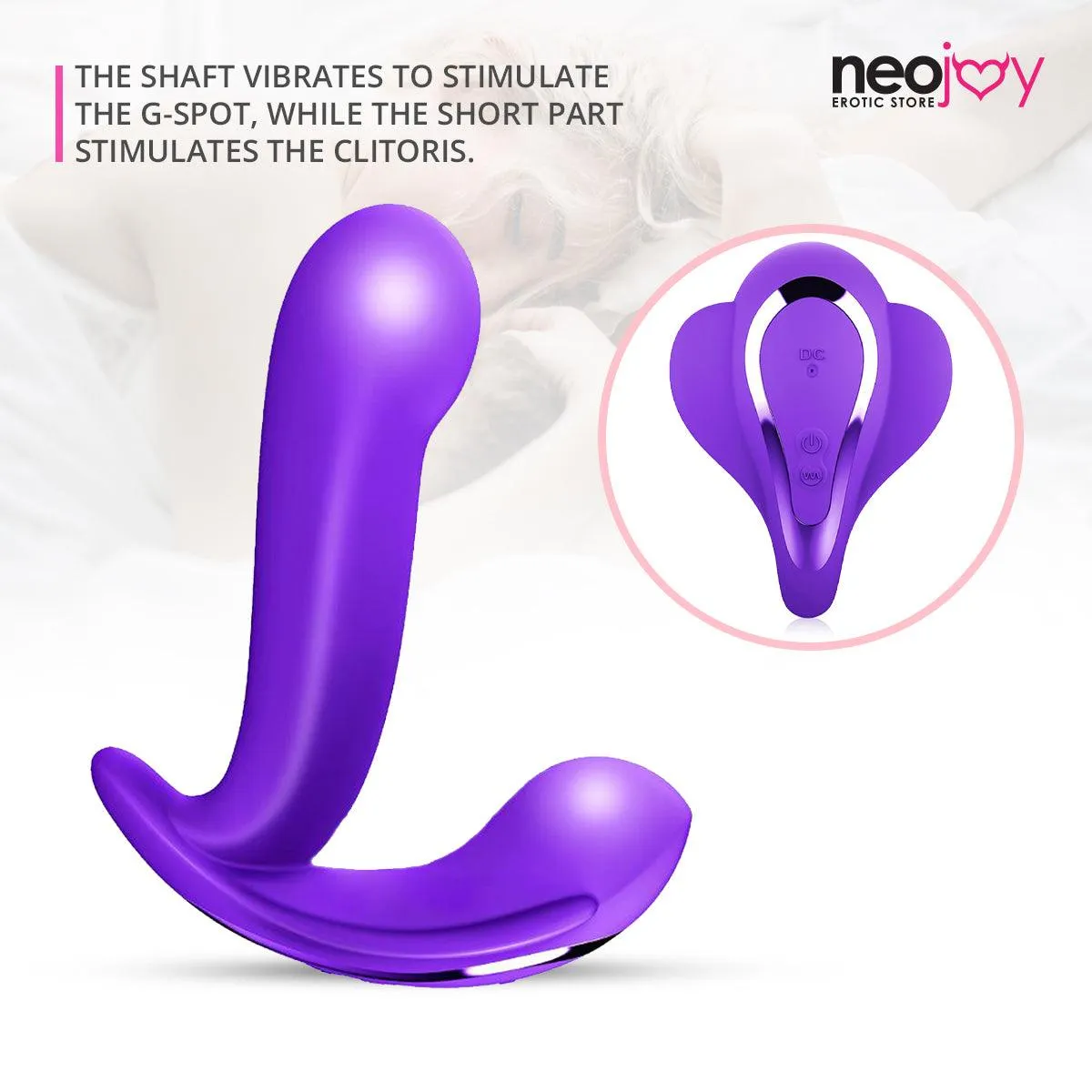 Neojoy Panty Vibe Dual Stimulator Silicone G-Spot Clitoral Vibrator App Control