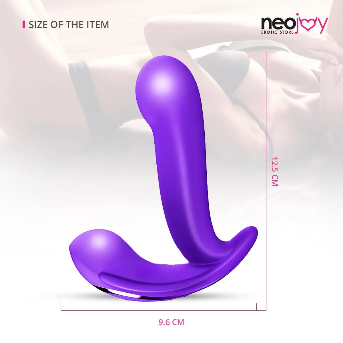 Neojoy Panty Vibe Dual Stimulator Silicone G-Spot Clitoral Vibrator App Control
