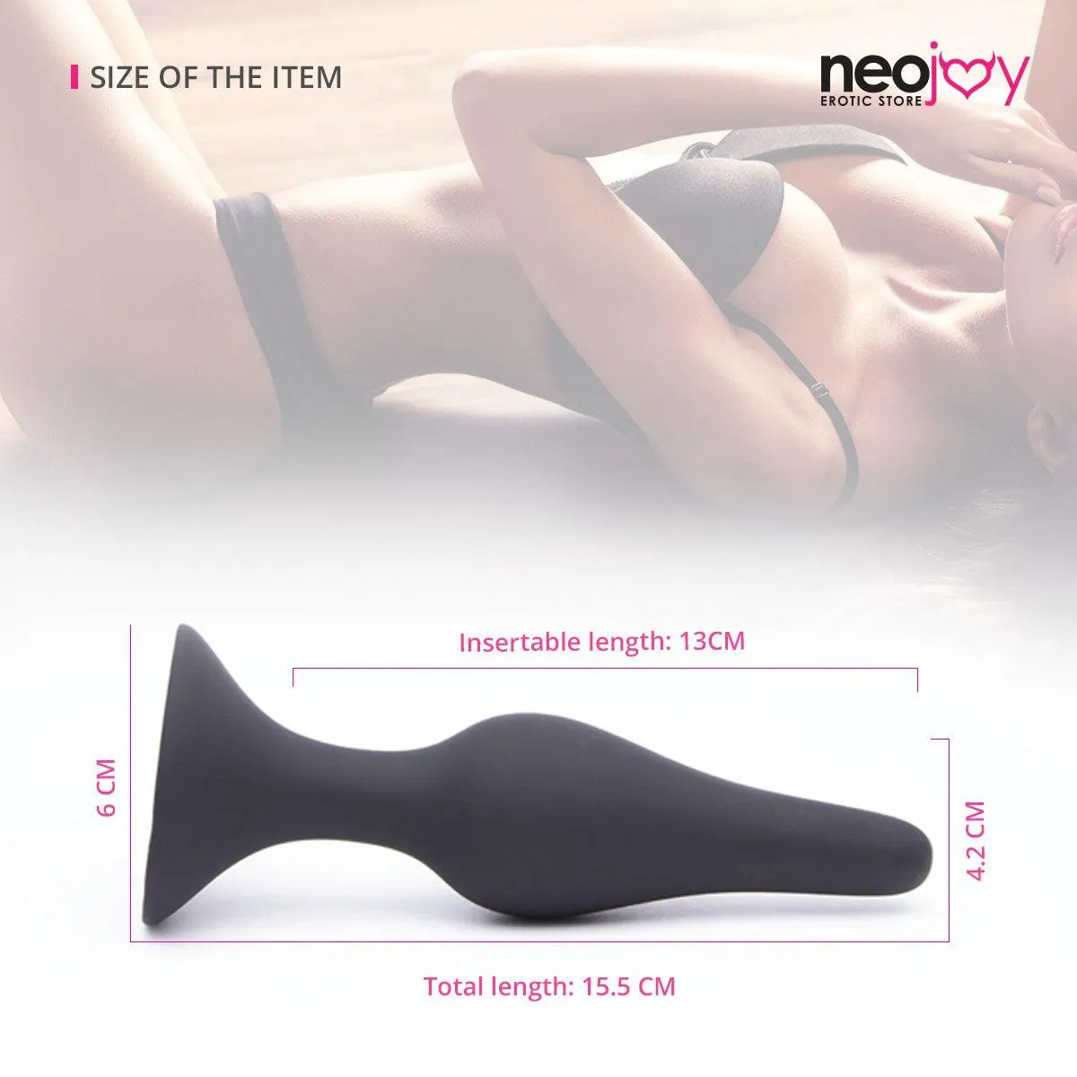 Neojoy - Slim Anal Butt Plug Extra Large