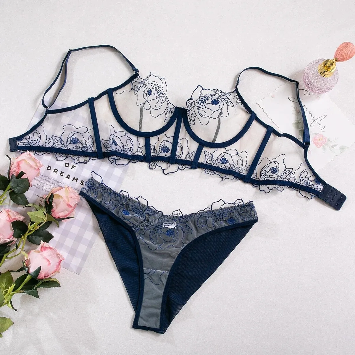 New Estonie Bustier Intimate - Navy Blue