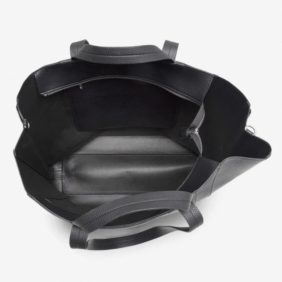 NEW Ida Tote   Work Bag Organiser (Vegan) Black