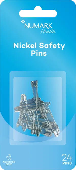 nickel safety pins