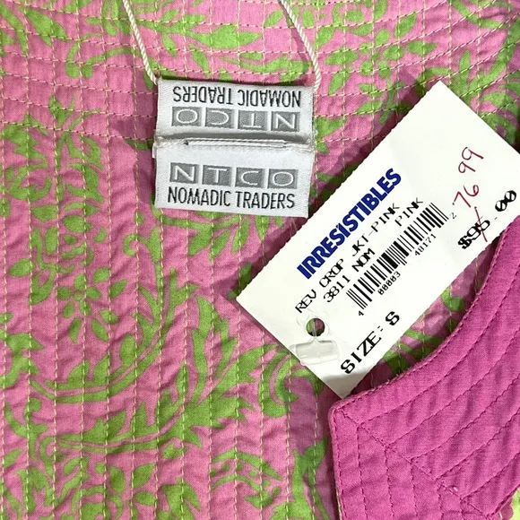 ⭐️Nomadic Traders Reversible Floral Print Quilted Jacket NWT [542]