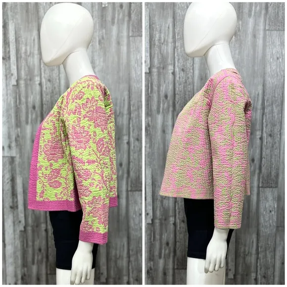 ⭐️Nomadic Traders Reversible Floral Print Quilted Jacket NWT [542]