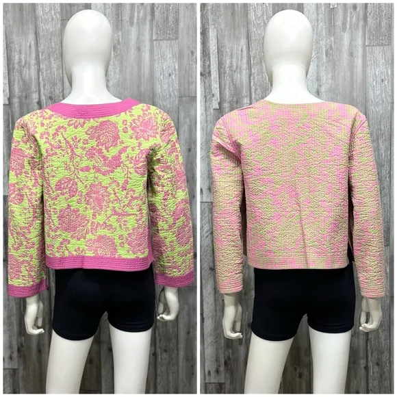 ⭐️Nomadic Traders Reversible Floral Print Quilted Jacket NWT [542]