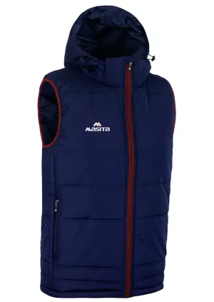Nova Sleeveless Gilet Navy/Maroon Kids