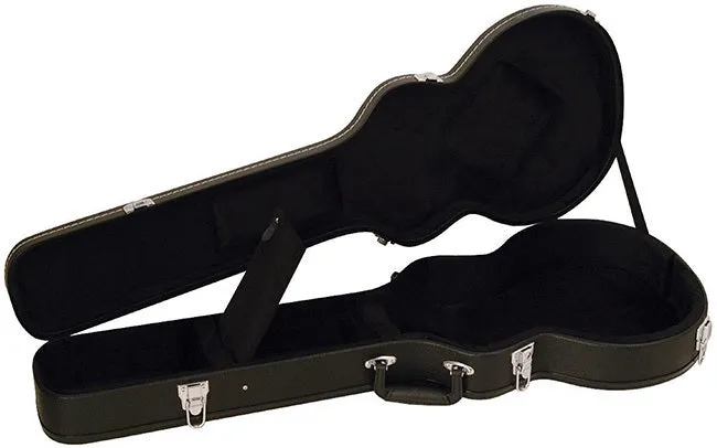 On Stage Shaped LP Style Guitar Hardcase in Black