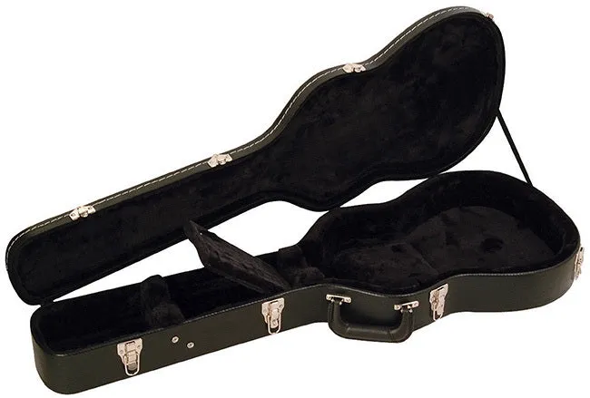 On Stage Shaped SG Style Guitar Hardcase in Black