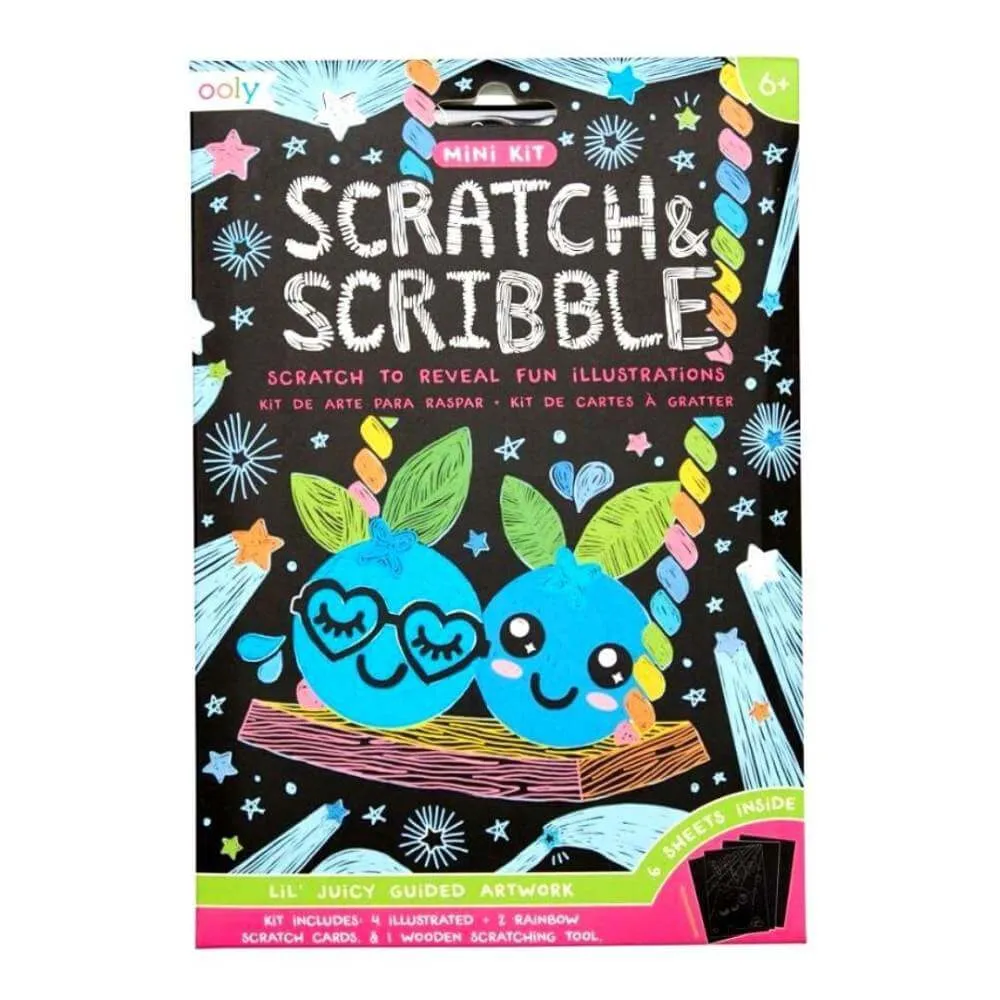 Ooly Lil Juicy Mini Scratch & Scribble