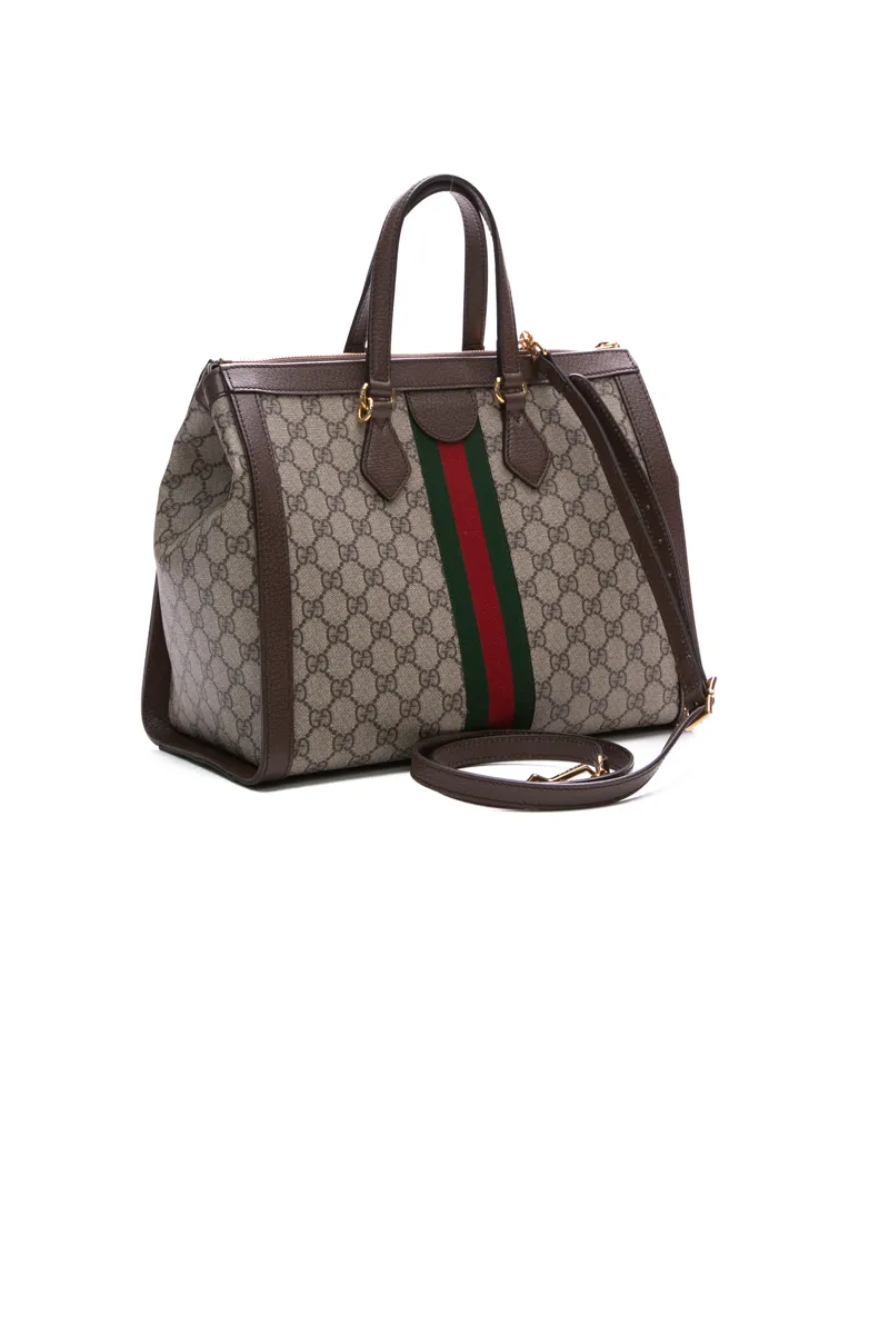Ophidia Medium Top Handle Bag