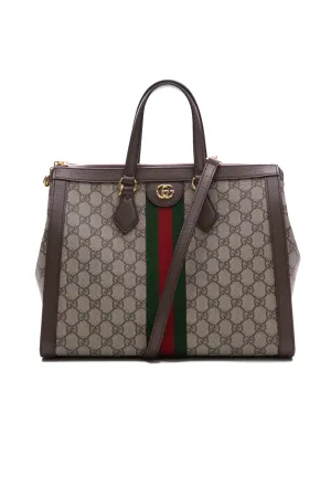 Ophidia Medium Top Handle Bag