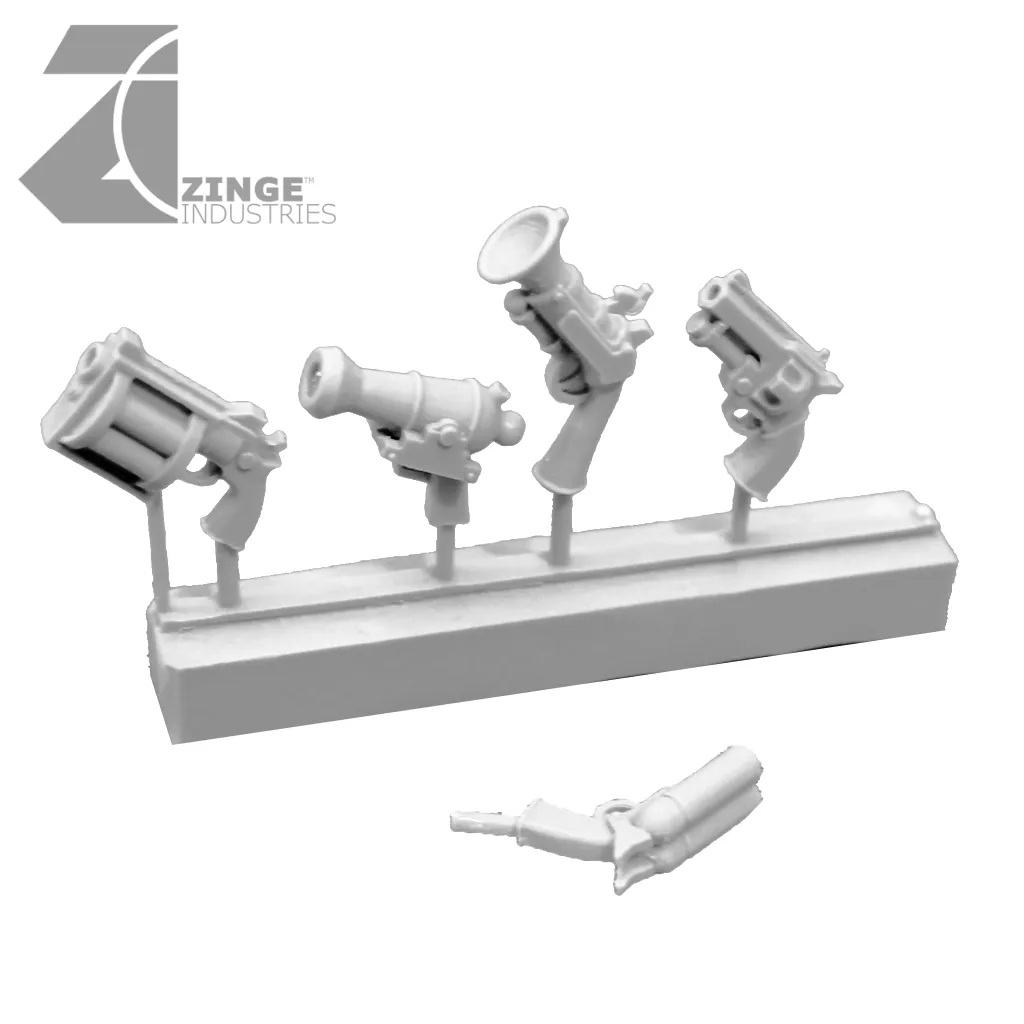 Orc & Large Mutant Antique Pistol Sprue X 5