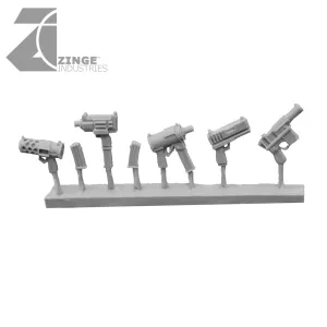 Orc & Large Mutant Modern Pistol Sprue X 5