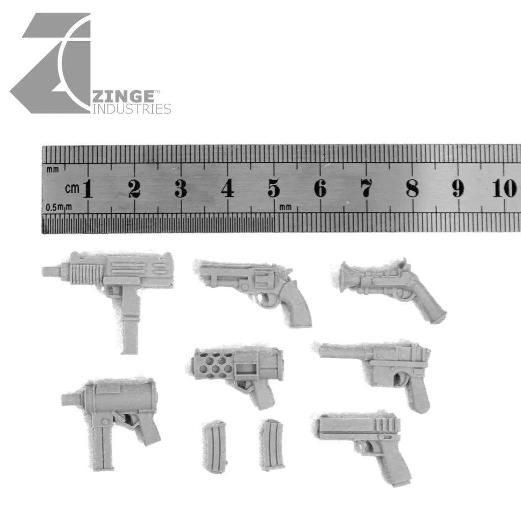 Orc Chieftain & Extra Large Mutant Pistol X 7 Sprue