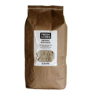 Organic Whole Dark Rye Flour - 4.54kg (10lb)