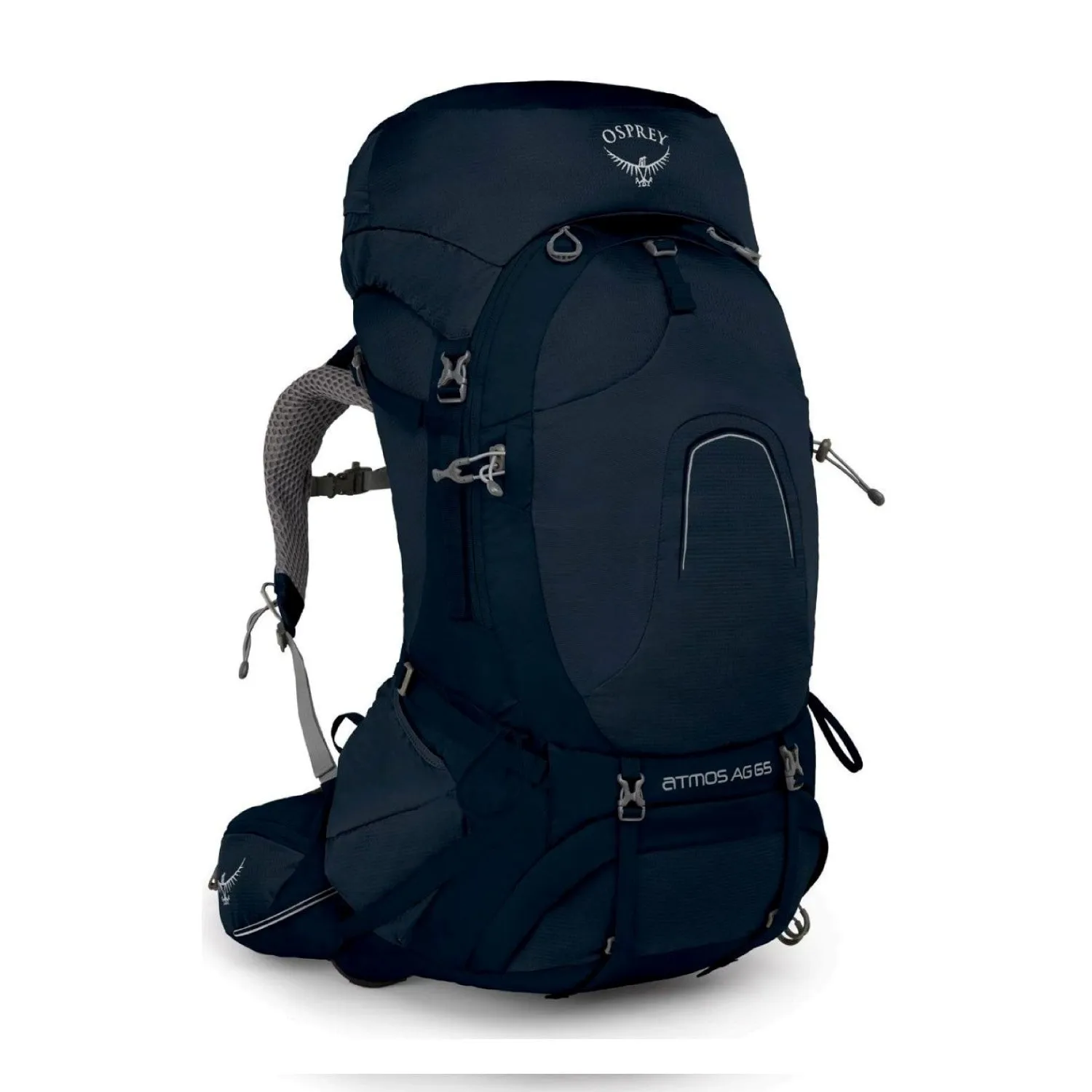 Osprey Atmos AG 65 Backpack with Raincover - Medium - Men's Backpacking
