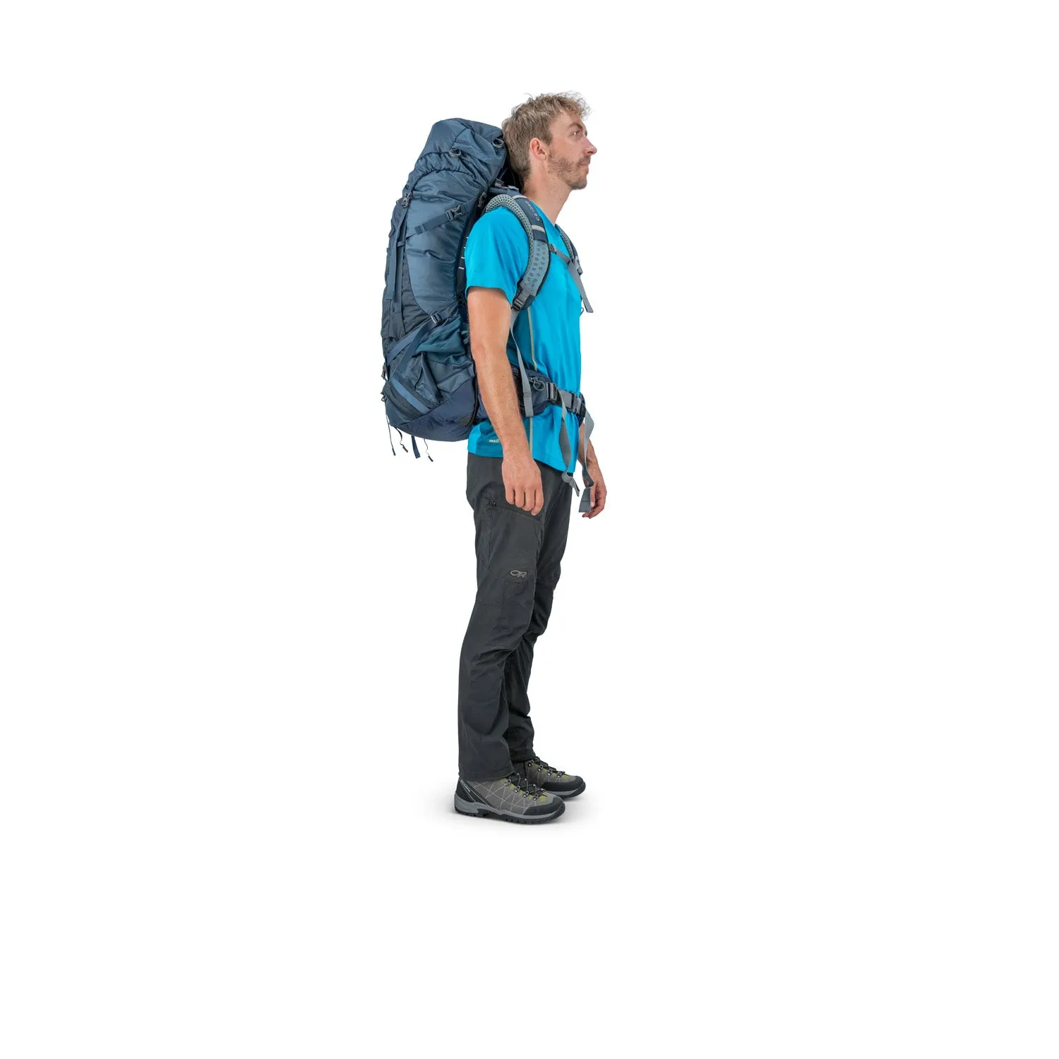 Osprey Atmos AG 65 Backpack with Raincover - Medium - Men's Backpacking