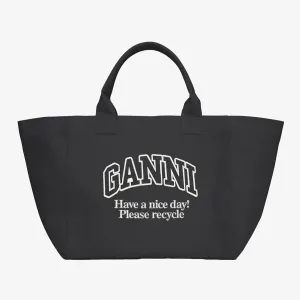 OVERSIZED CANVAS TOTE BAG | PHANTOM