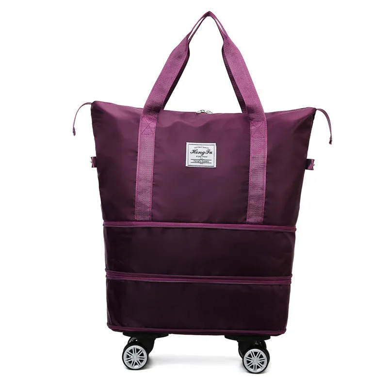 Oxford Cloth Large Capacity Expandable Daily Travel Bags