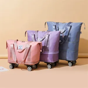 Oxford Cloth Large Capacity Expandable Daily Travel Bags