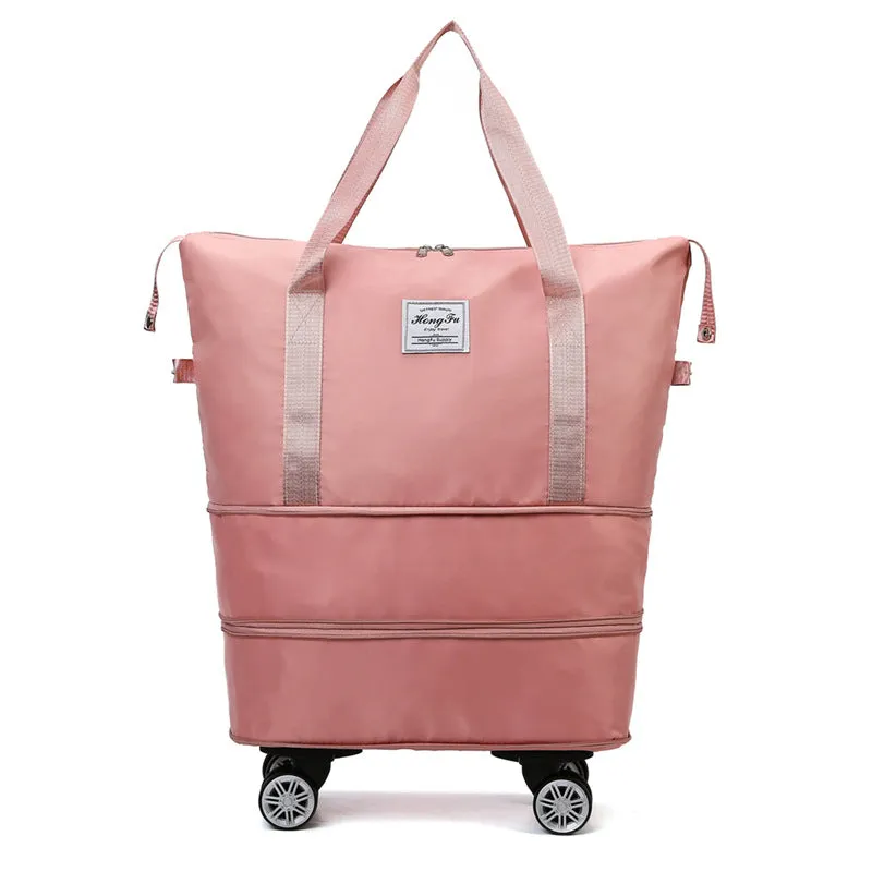 Oxford Cloth Large Capacity Expandable Daily Travel Bags