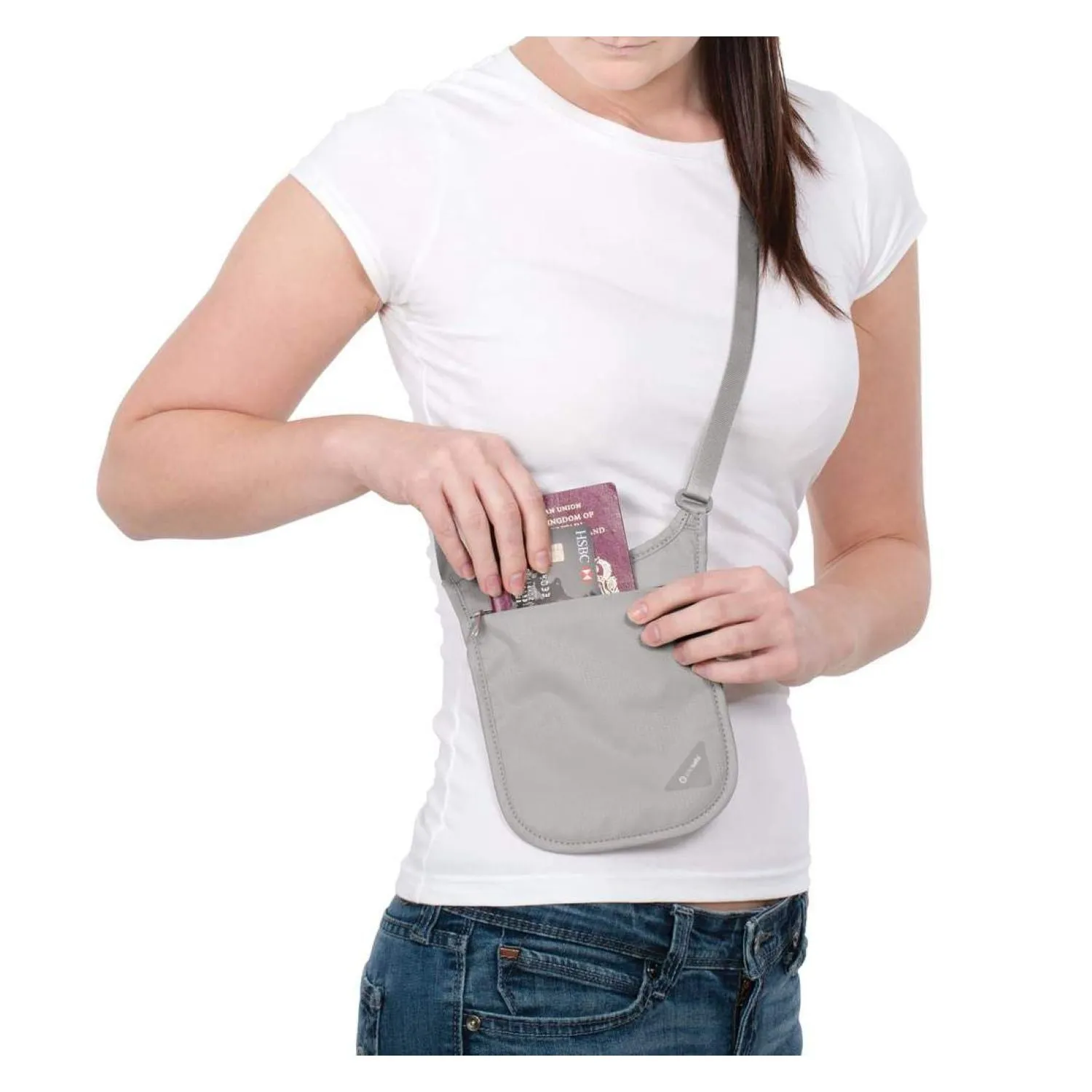 Pacsafe Coversafe V75 RFID Blocking Neck Pouch