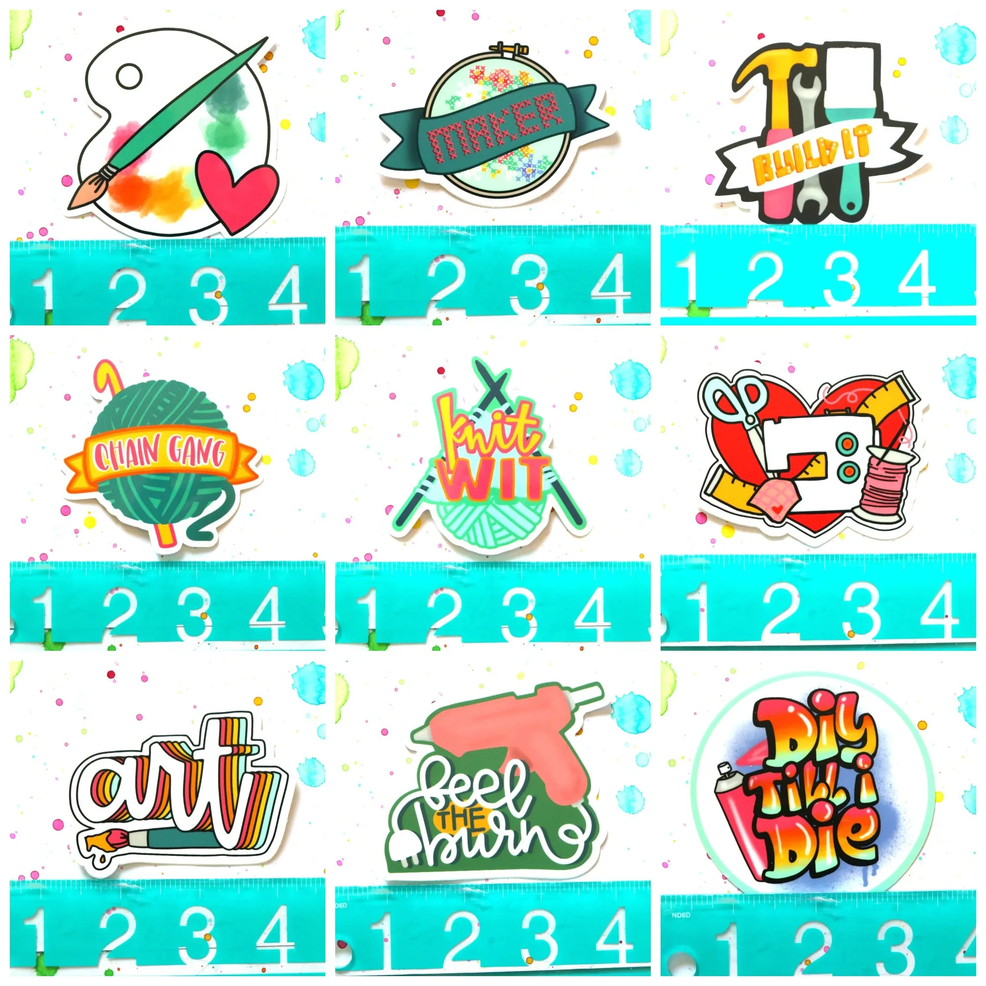 Paint palette Sticker