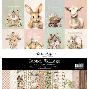 Paper Rose Studio - Easter Village - 12x12 Paper Pack