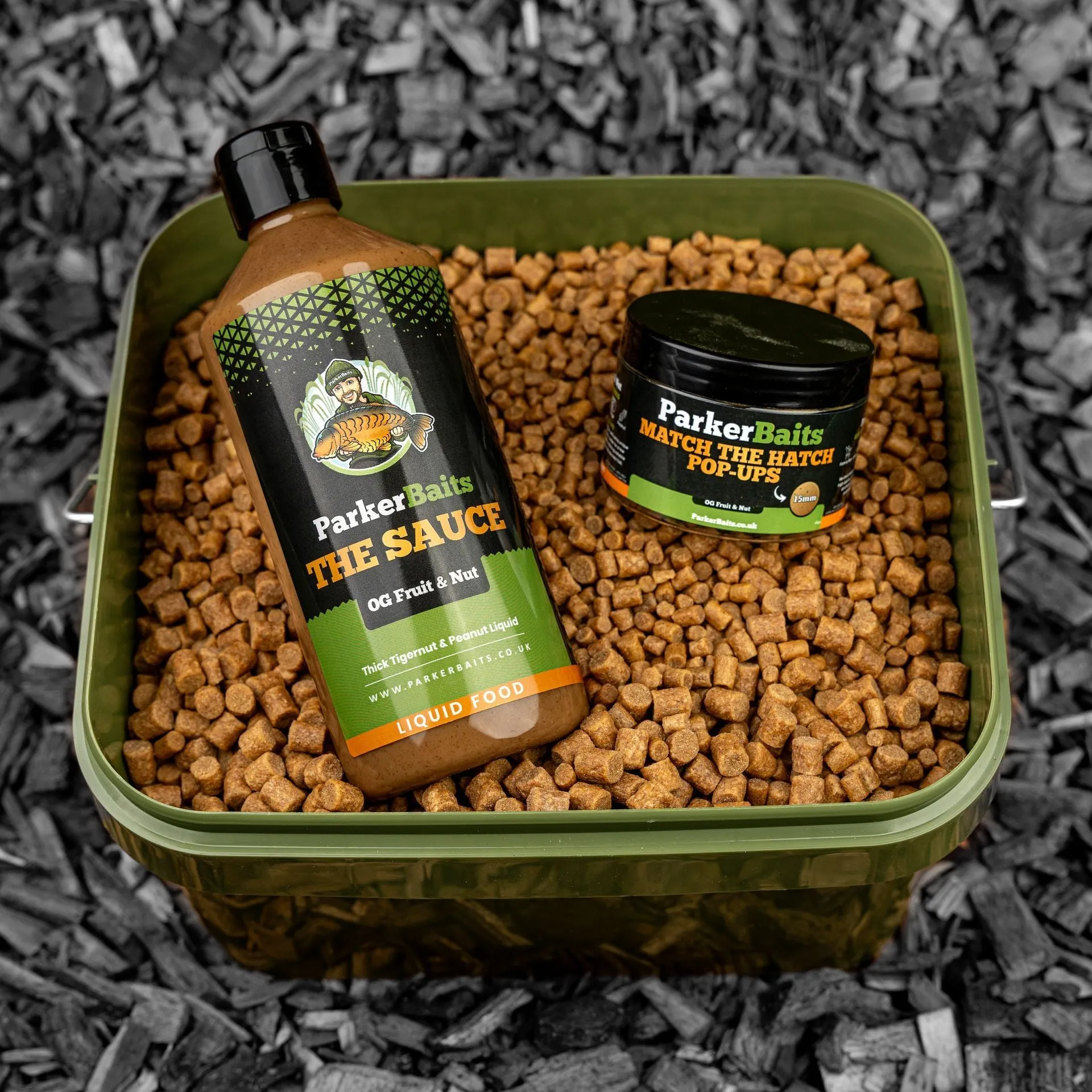 PARKER BAITS OG Fruit & Nut Pellet - 3kg   Tub