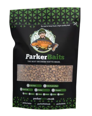 PARKER BAITS OG Fruit & Nut Pellet - 3kg   Tub