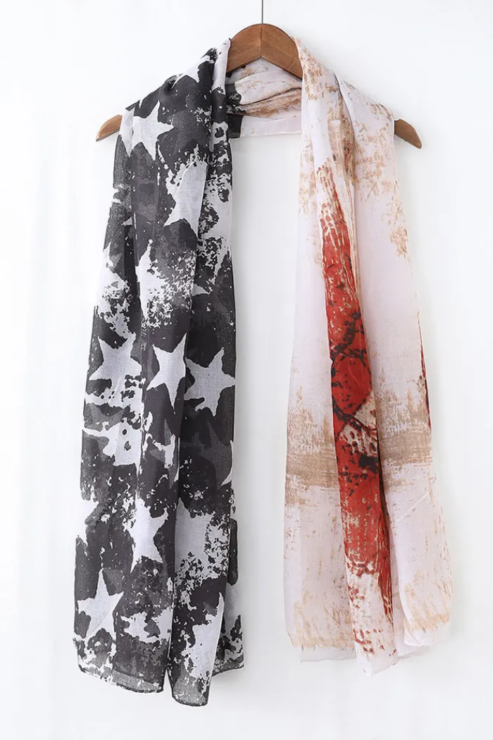 Patriotic scarf