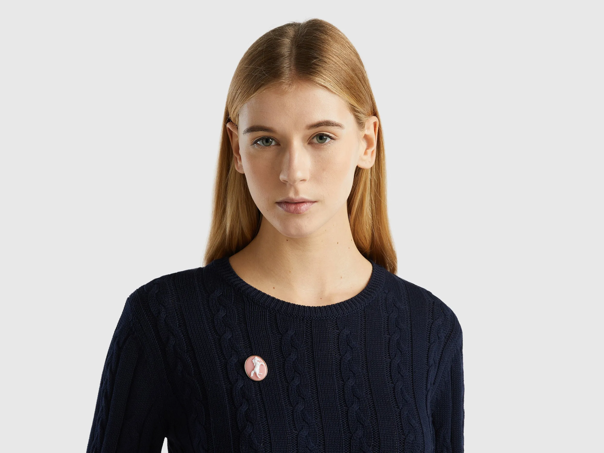 Patterned Pin Brooch