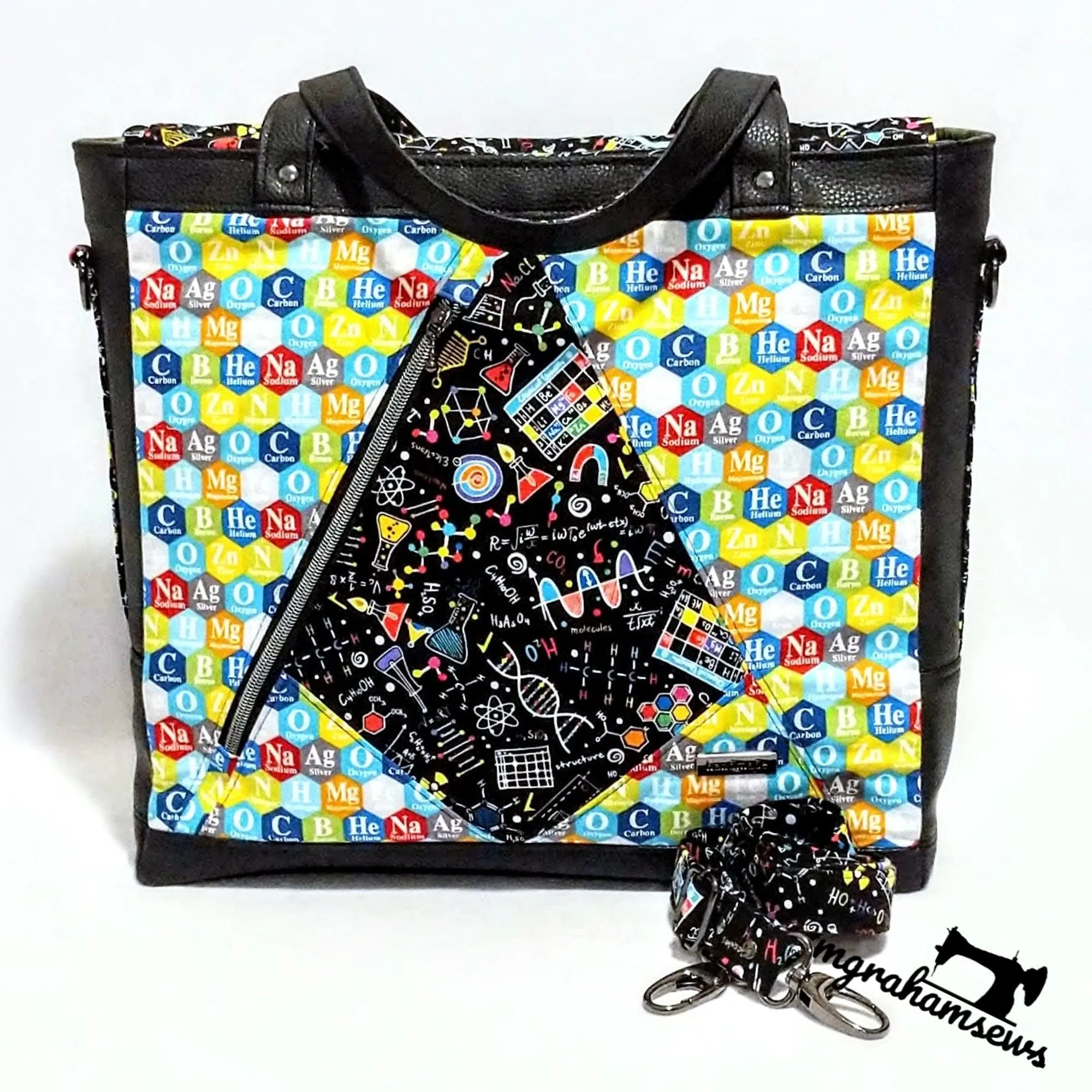 PDF Pattern and Video Tutorial - Compass Business Bag by KMGhandmade