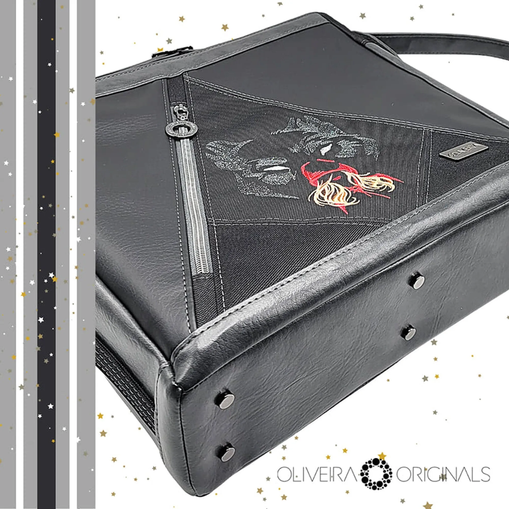 PDF Pattern and Video Tutorial - Compass Business Bag by KMGhandmade
