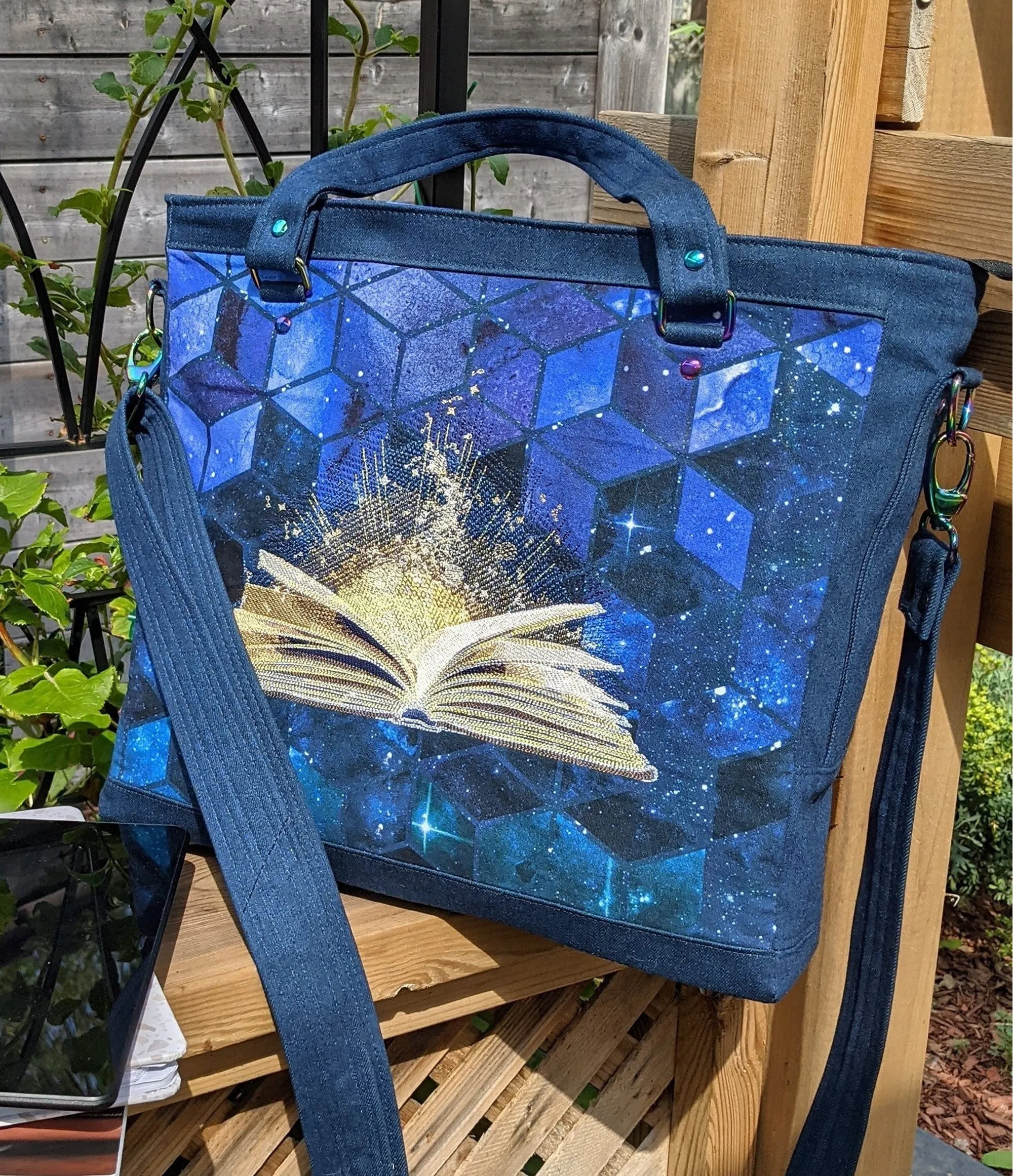PDF Pattern and Video Tutorial - Compass Business Bag by KMGhandmade