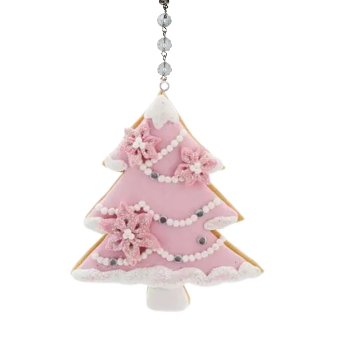 PINK PEARL TREE (Set/3) or (Set/1) MAGNETIC CHANDELIER ORNAMENT