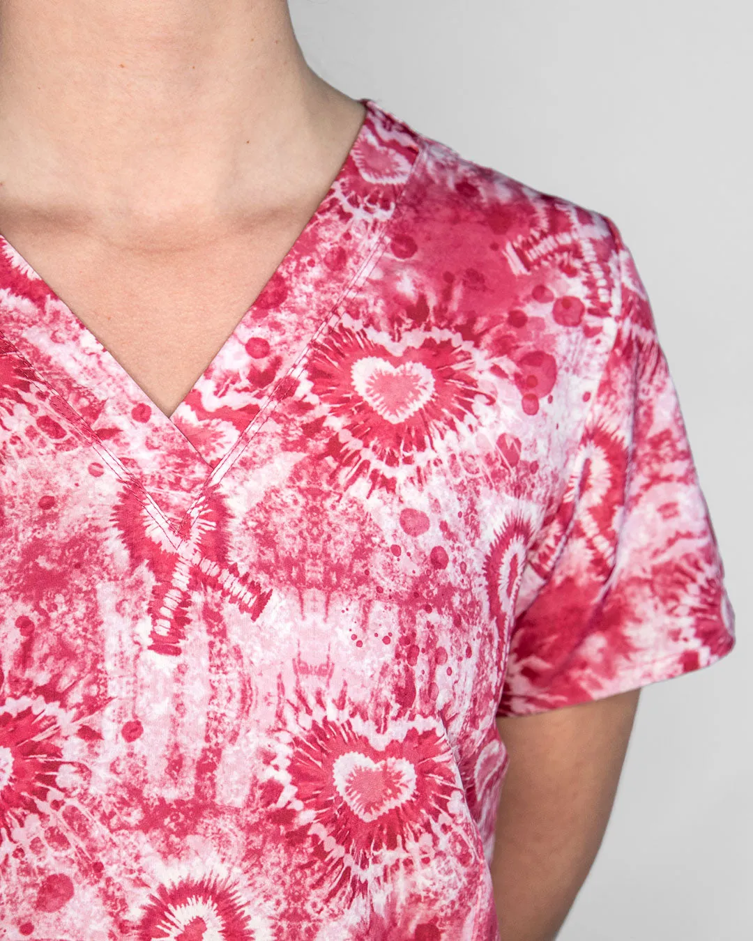 'Pink Strength' Women's Scrub Top - 9810