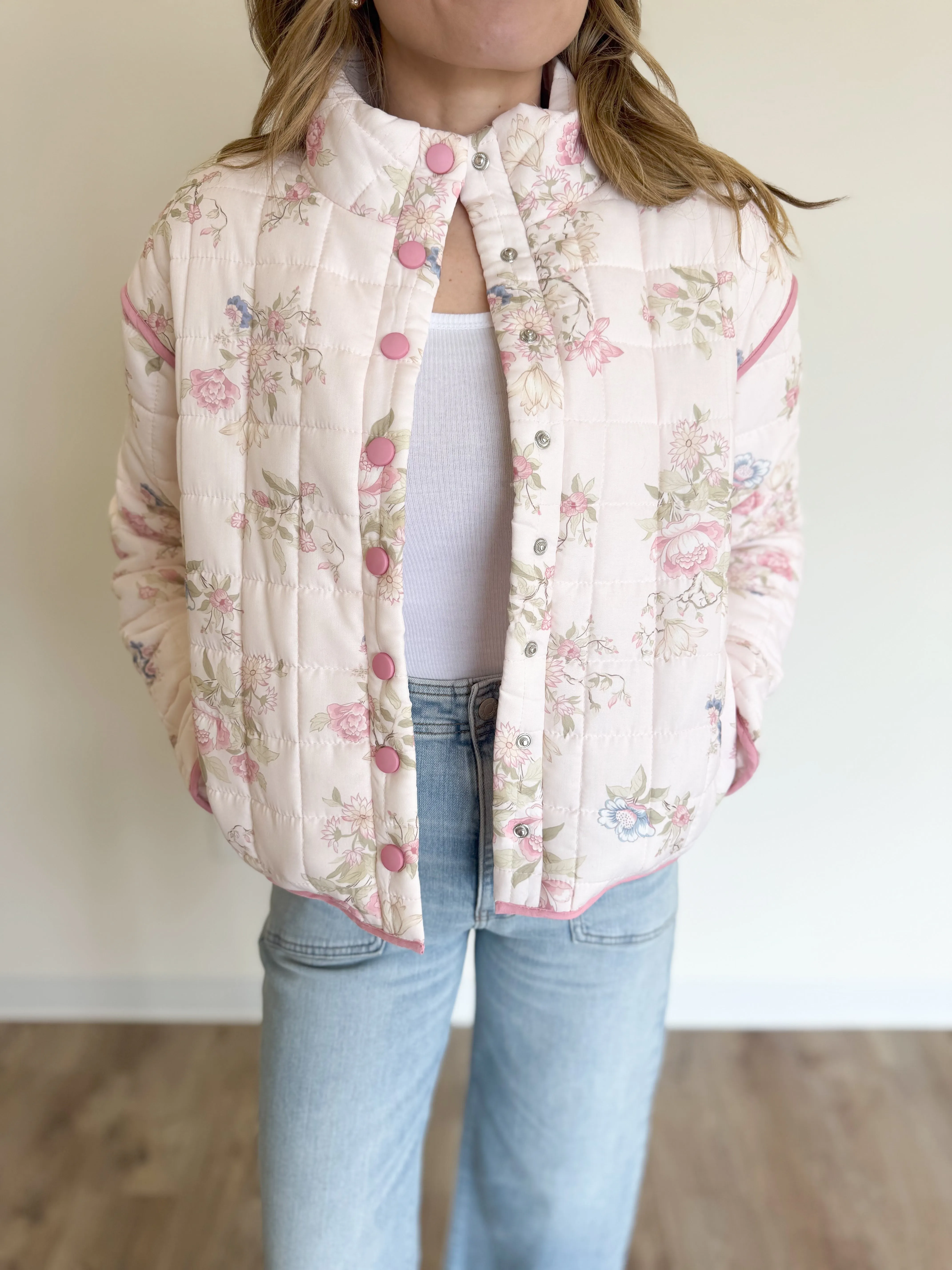 Pippa Floral Quilted Jacket