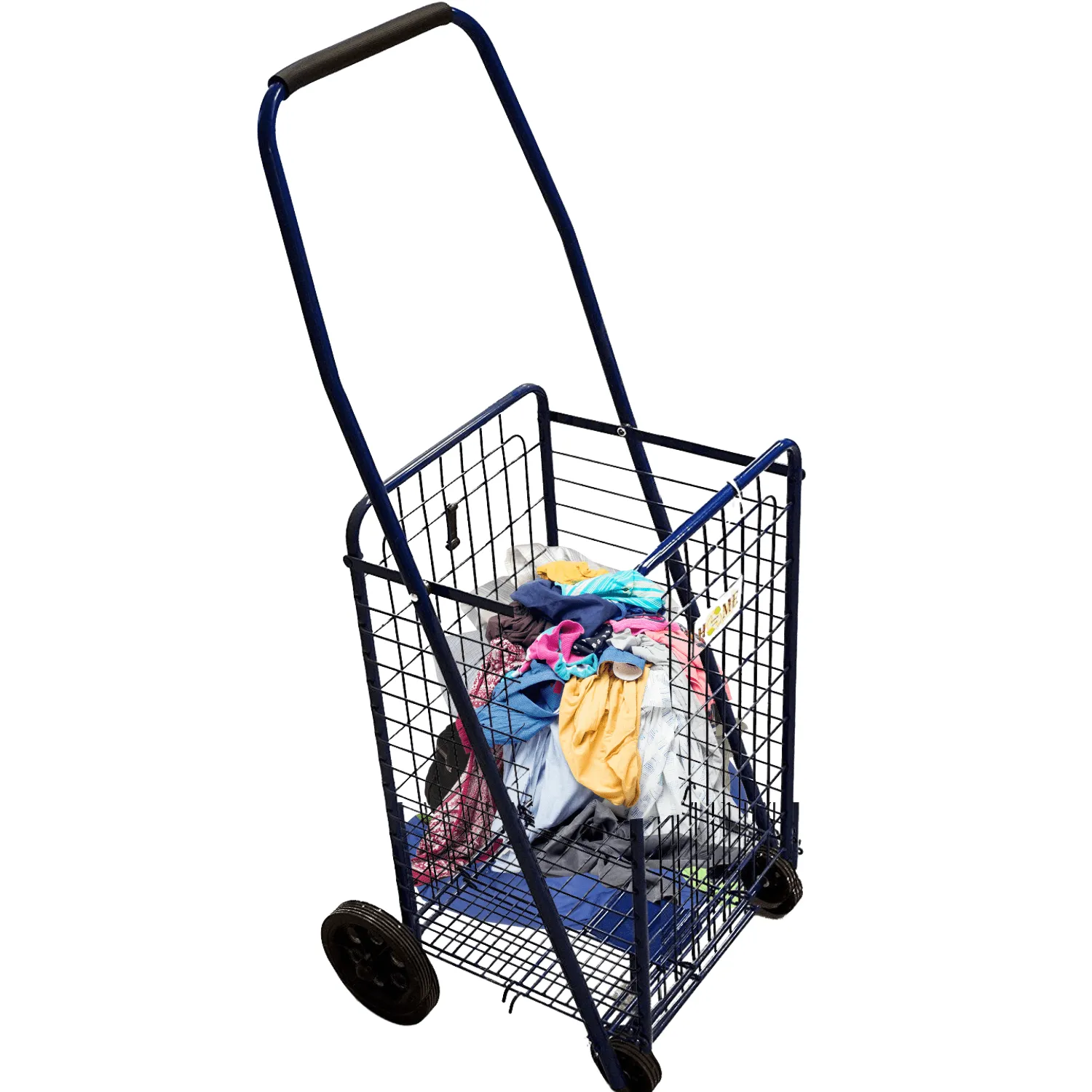 Portable Folding Wheeled Grocery Basket Shopping Cart Trolley
