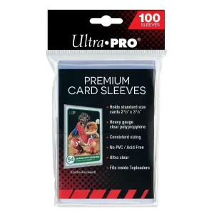 Premium Card Sleeves 100 pcs (2-1/2" X 3-1/2")