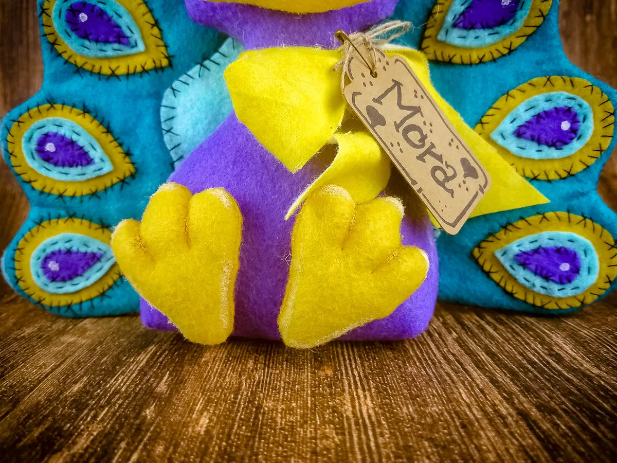 Primitive Peacock Decor