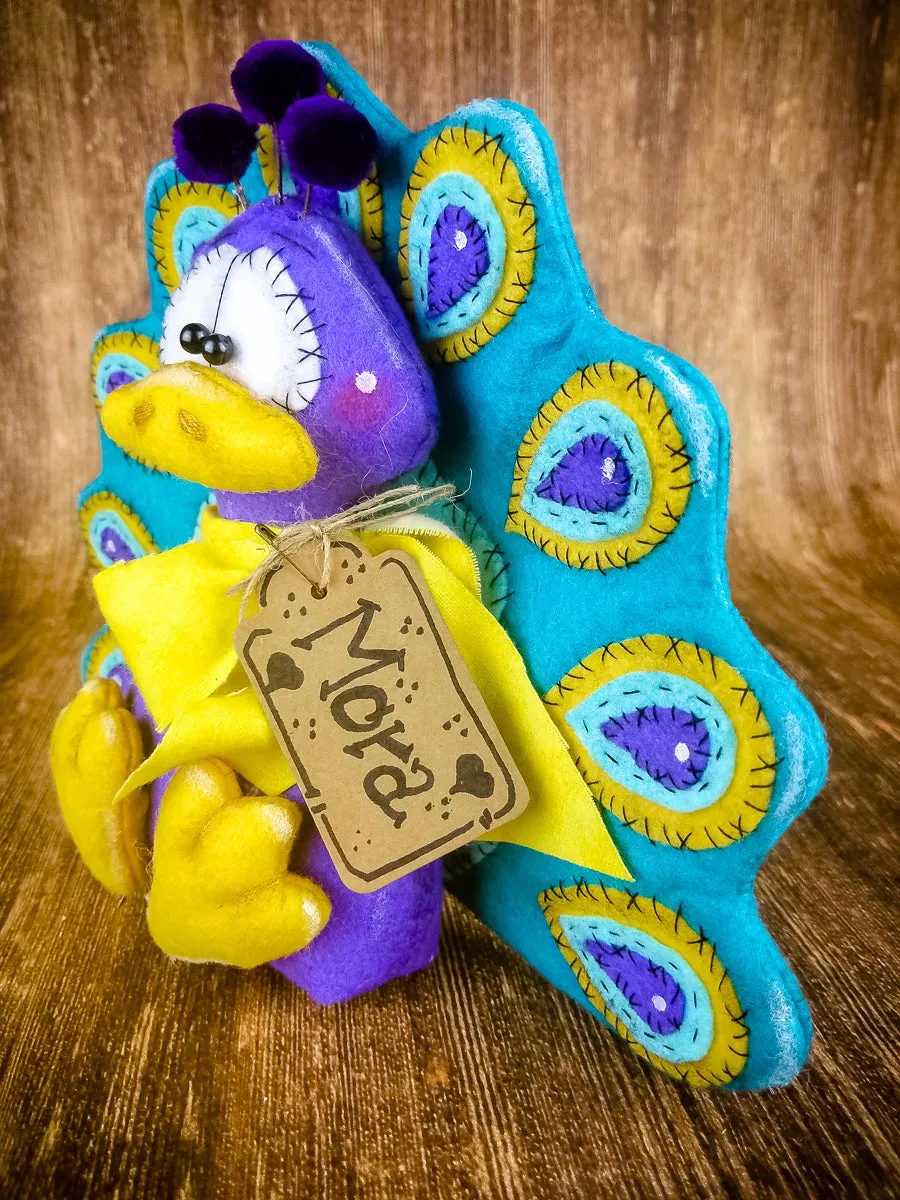 Primitive Peacock Decor