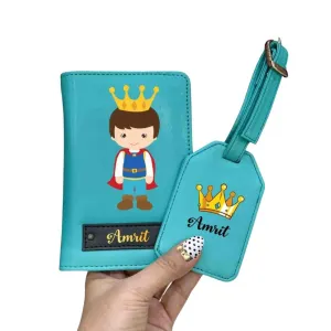 Prince Passport cover and Bag Tag Combo