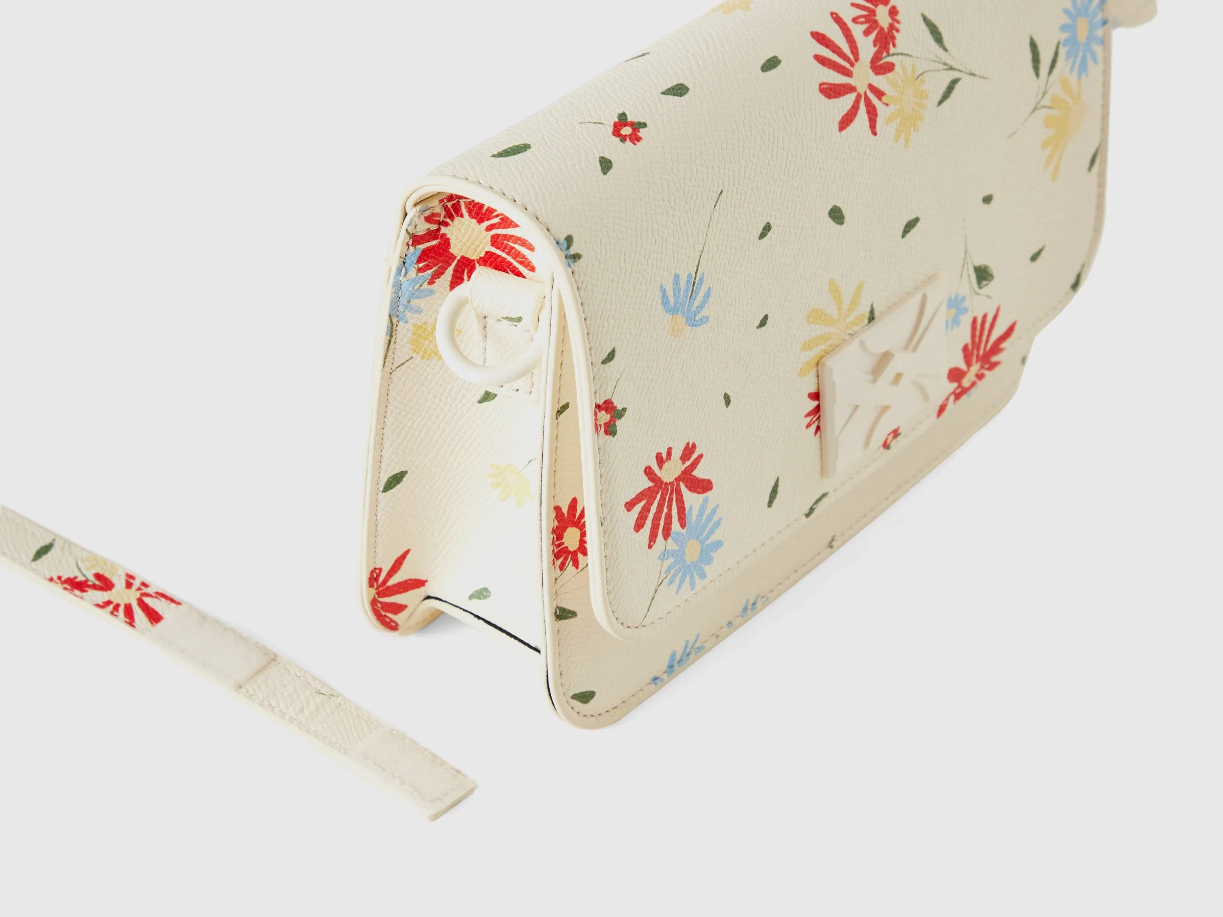 Printed Magnetic Closure Sling Bag