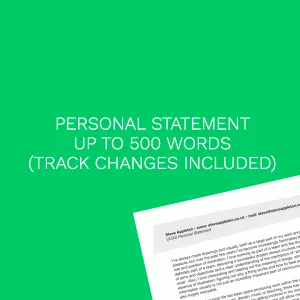 Proofreading UCAS Personal Statement