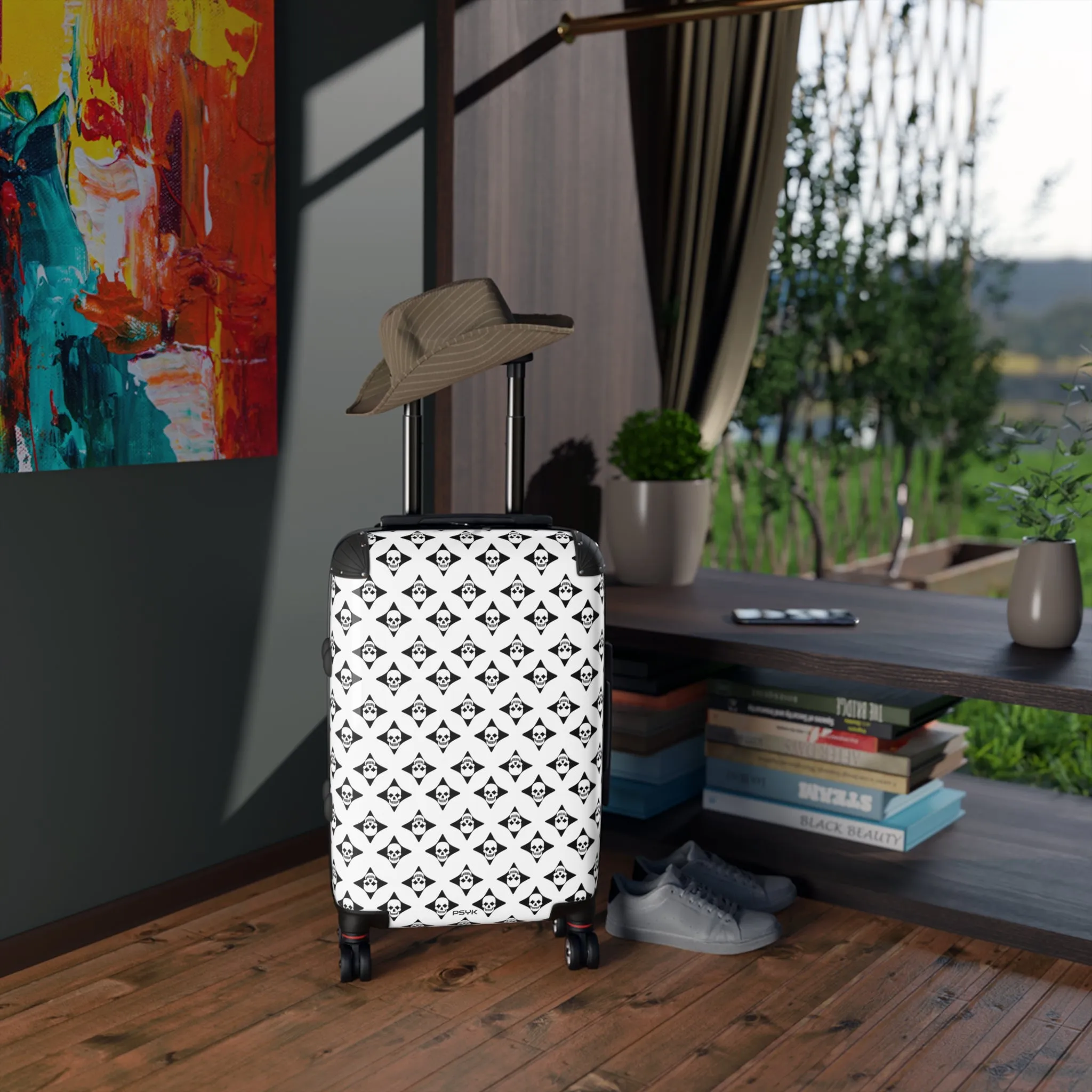 PSYK Skull Suitcases