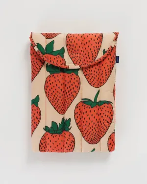 Puffy Laptop Sleeve | Strawberry