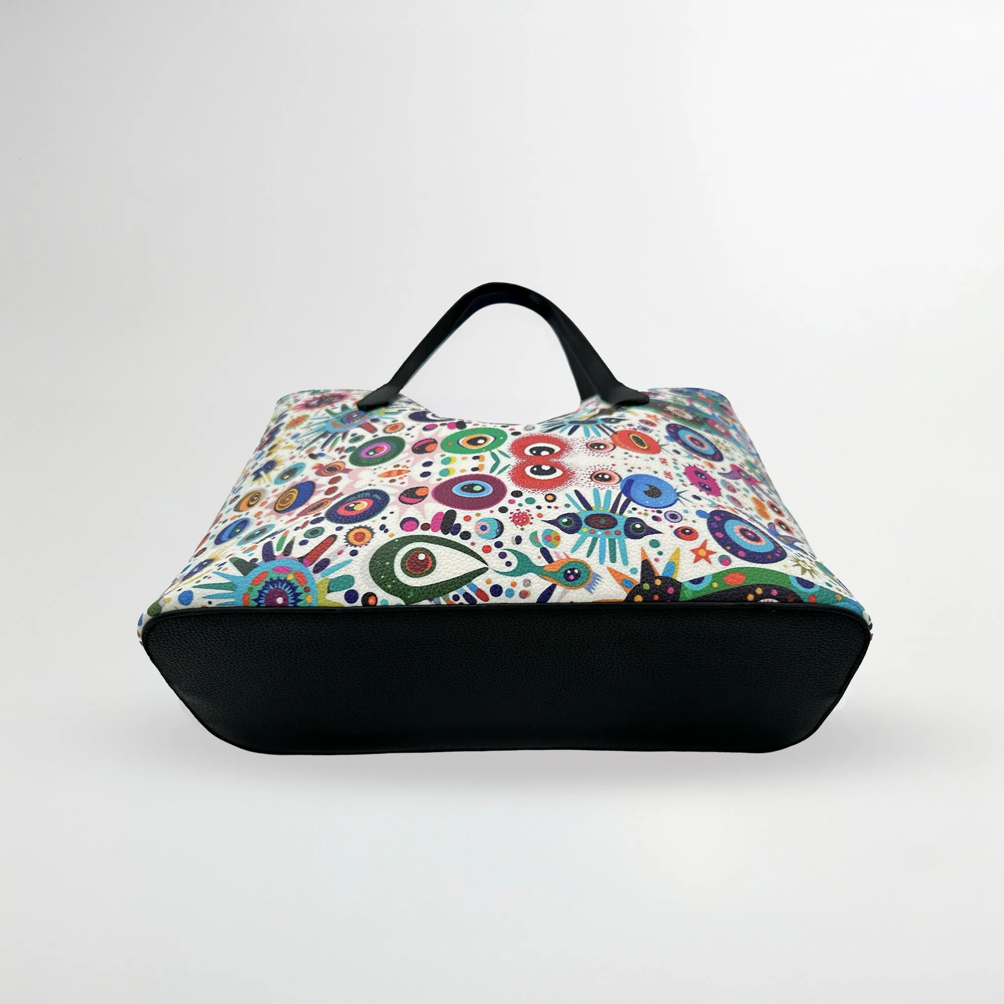 Quasar Crunchies Vegan Leather Tote Bag