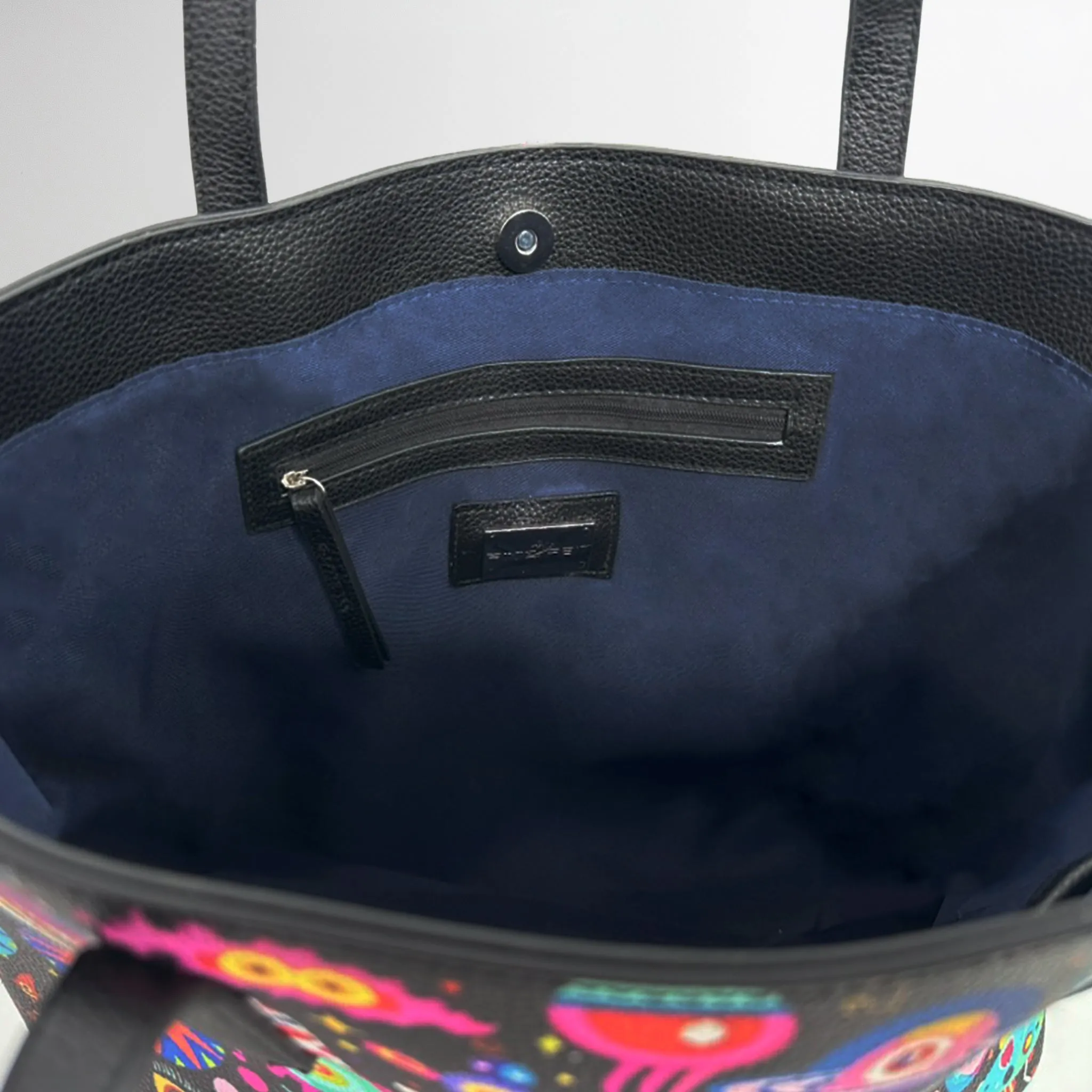 Quasar Crunchies Vegan Leather Tote Bag